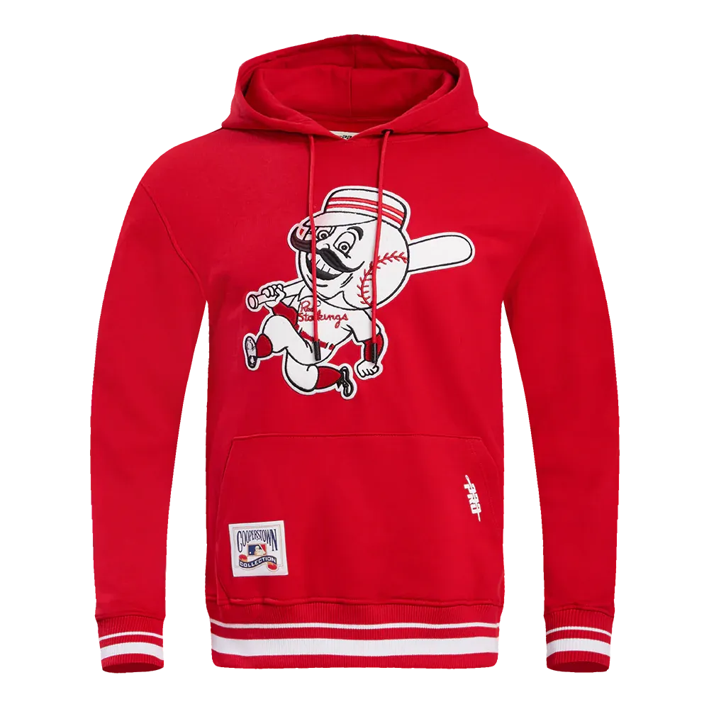 MLB CINCINNATI REDS RETRO CLASSIC MEN&#39;S PULLOVER HOODIE 