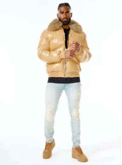 Jordan Craig Lenox Puffer Jacket (Caramel) 