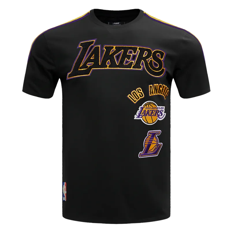 NBA LOS ANGELES LAKERS RETRO CLASSIC MEN'S STRIPED TEE 