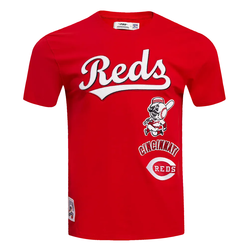 MLB CINCINNATI REDS RETRO CLASSIC MEN&#39;S STRIPED TOP 