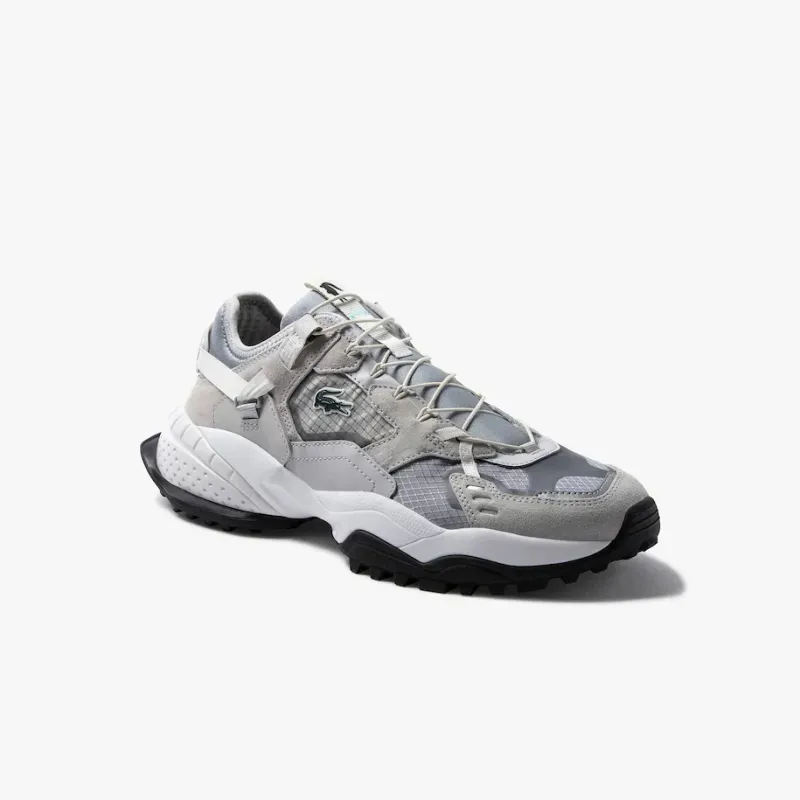 Lacoste Men’s L-Guard Breaker Sneaker – Grey/Black Suede
