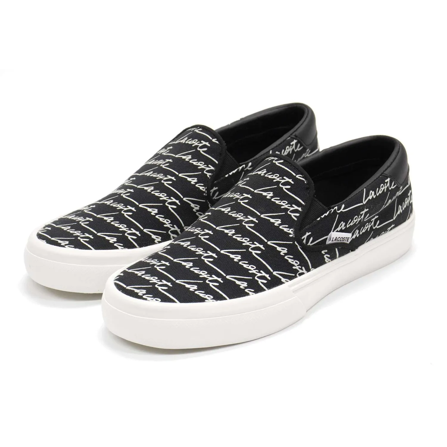 Lacoste  Jump Serve Slip-on 0121 1 CMA Shoes Black \ White