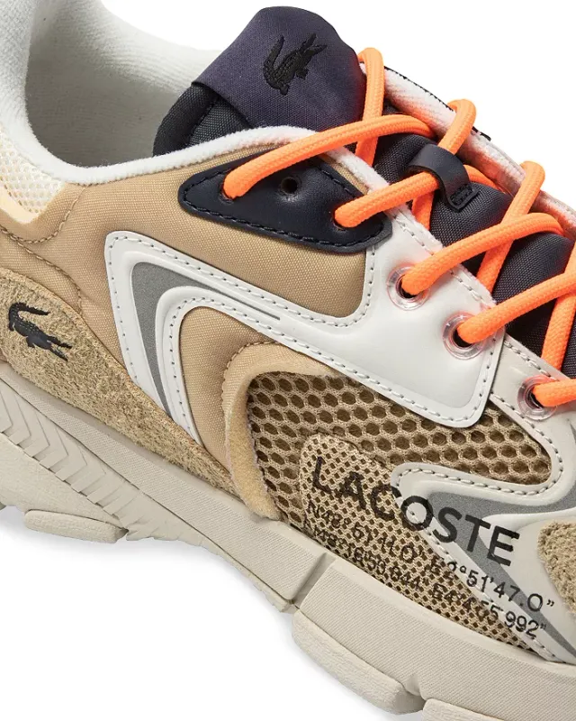 Lacoste Shoes - L003 Neo - Khaki And Navy Blue