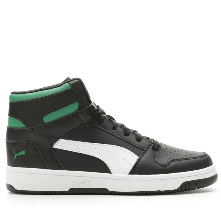 Puma Rebound layup classic warmup shoes archive green