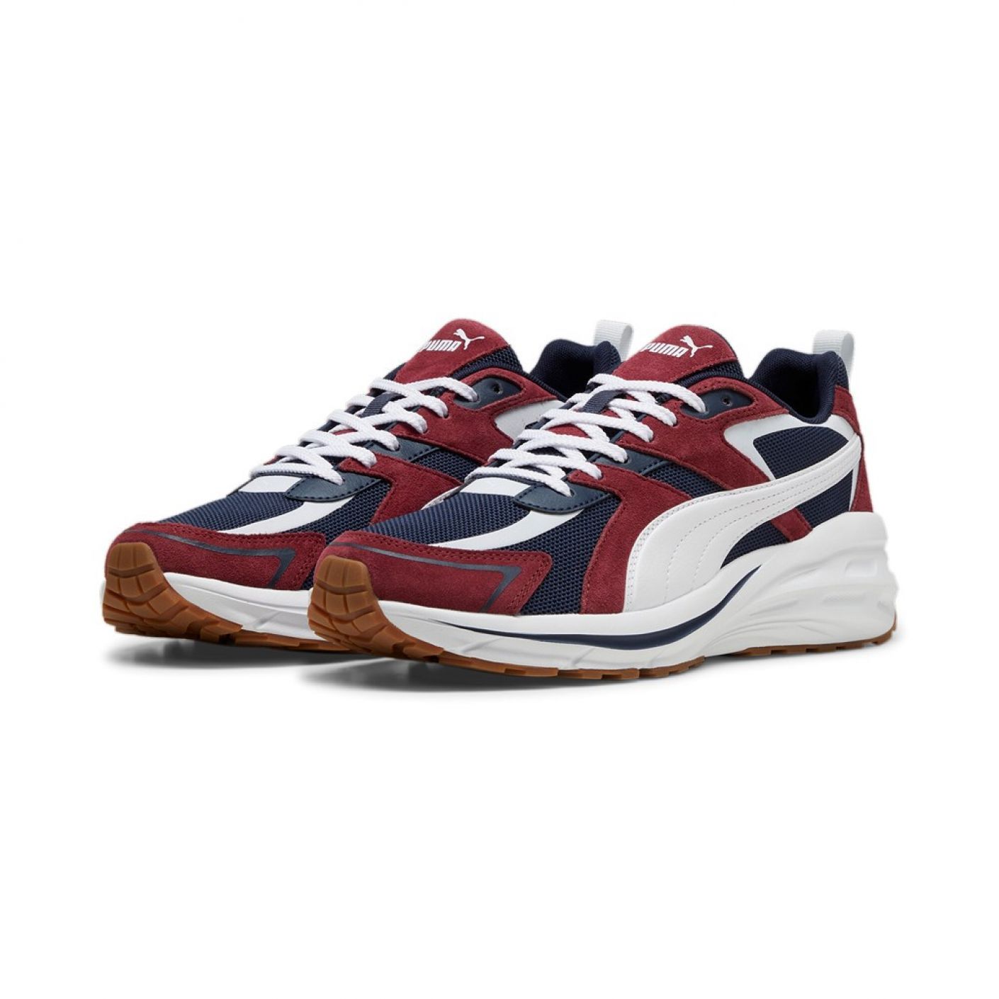 PUMA Hypnotic LS sneakers, Club Navy White Team Regal Red