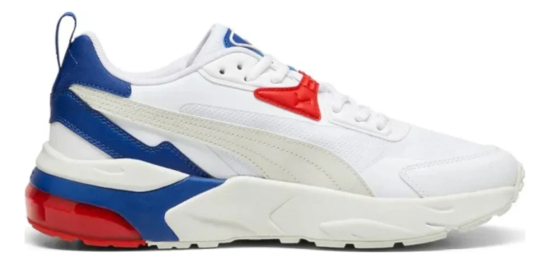 Puma Vis2k Unisex ( White, Clyde Royal Blue)