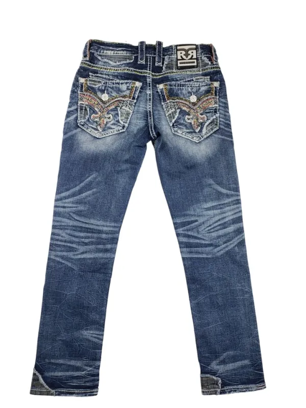 Rock Revival Mens Hawk A201 Alt Straight Jeans 