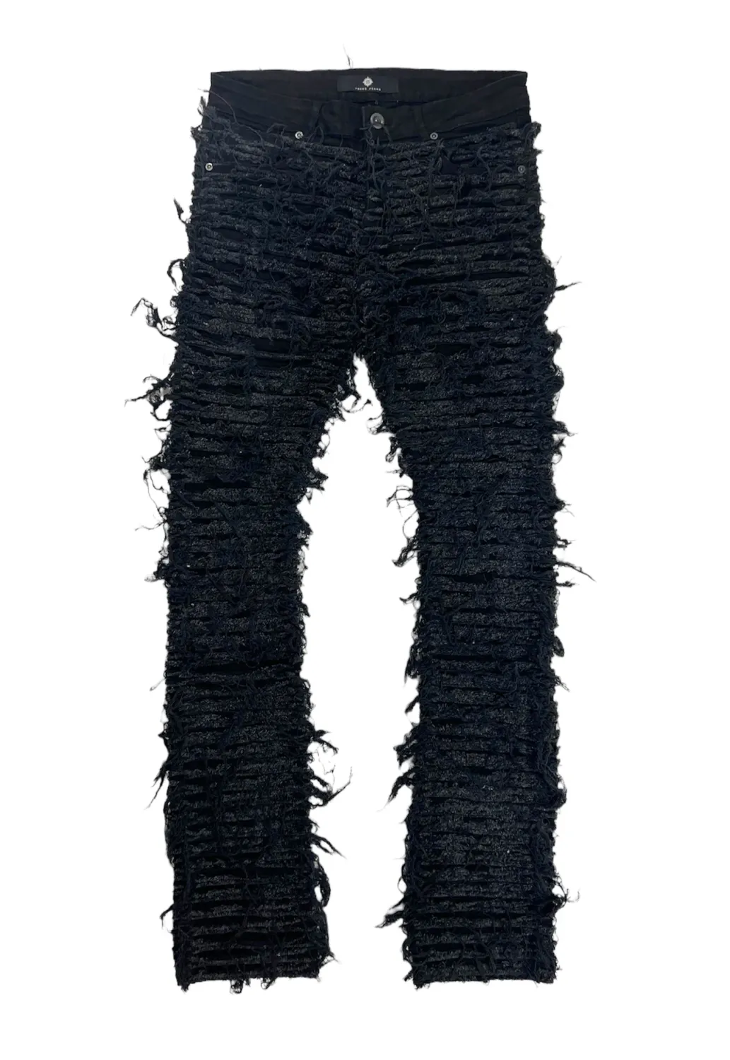 Focus &quot;Asphalt&quot; Debris Stacked Denim (3494)