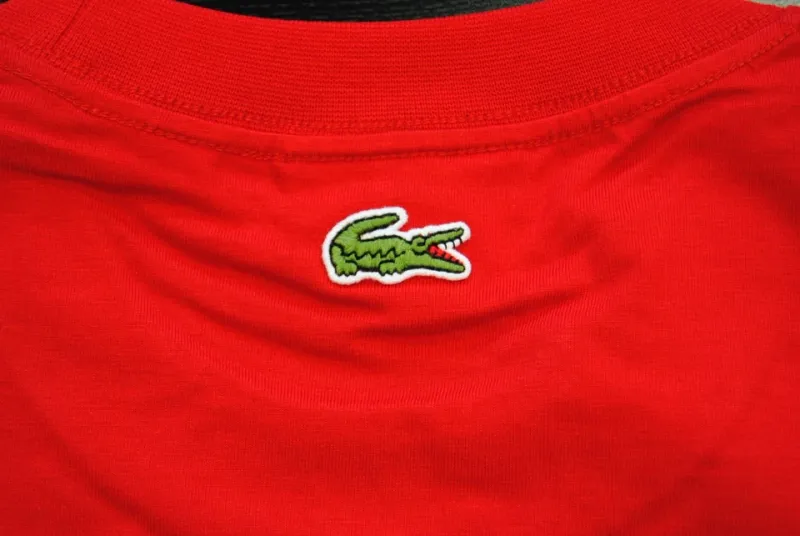 LACOSTE CLASSIC FIT CROC TEE RED TH126251