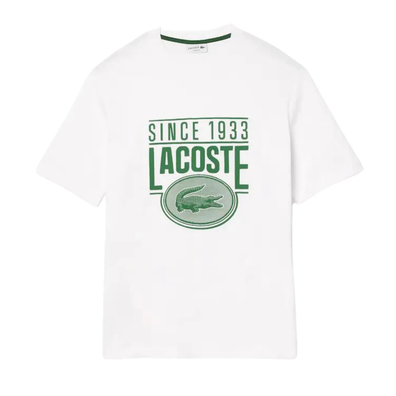 Lacoste Loose Fit Heavy Cotton Printed T-Shirt