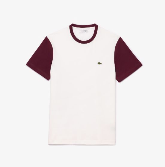 Lacoste Regular Fit Cotton Colorblock T-Shirt