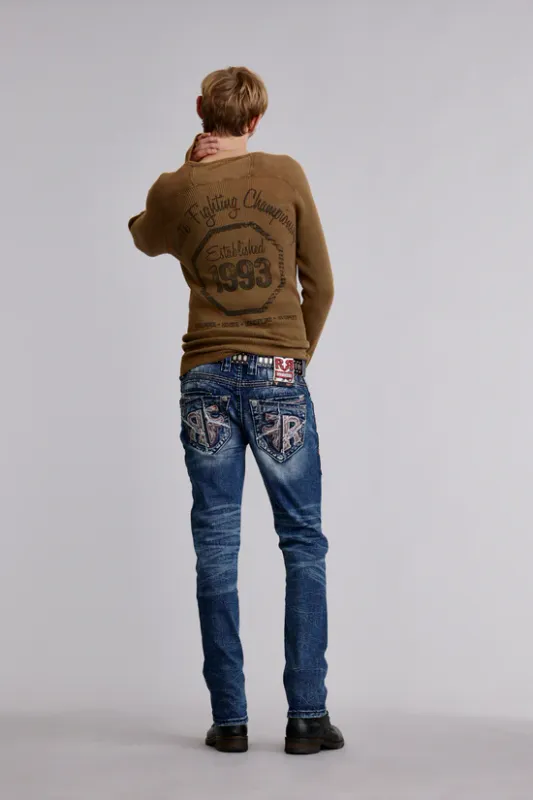 Rock Revival Merlot Straight Jeans RP5673J202R