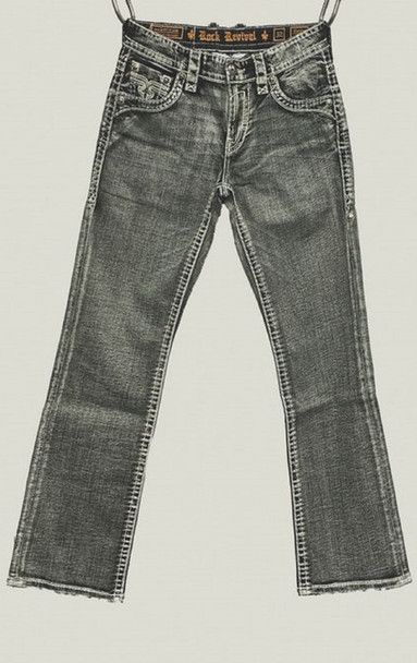 ROCK REVIVAL HAIDEN J202 STRAIGHT  MENS JEANS  RP5719J202R