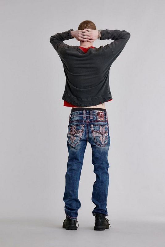 ROCK REVIVAL RICHIE J214 STRAIGHT MENS JEANS RP3836J214R