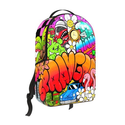 SPRAYGROUND MIAMI DOODLE DAYDREAM BACKPACK, Color: ASSORTED, Size: ONE
