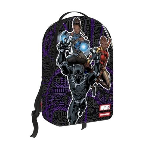 SPRAYGROUND MARVEL BLACK PANTHER GROUP SHOT BACKPACK, Color: ASSORTED, Size: ONE