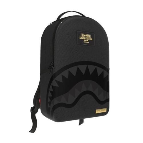SPRAYGROUND SHARK CENTRAL GOLD LETTERING BACKPACK