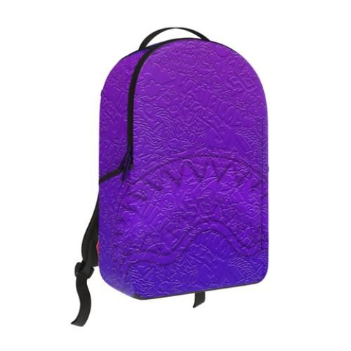 SPRAYGROUND WYNWOOD WALLS PURPLE DOODLE EMBOSS BACKPACK, Color: ASSORTED, Size: ONE