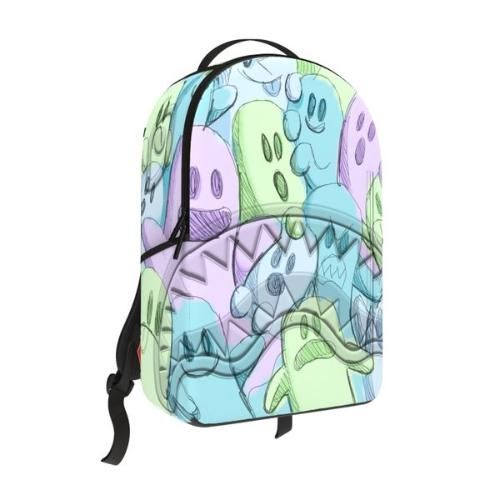 SPRAYGROUND DOODLE JELLY GANG BACKPACK, Color: ASSORTED, Size: ONE