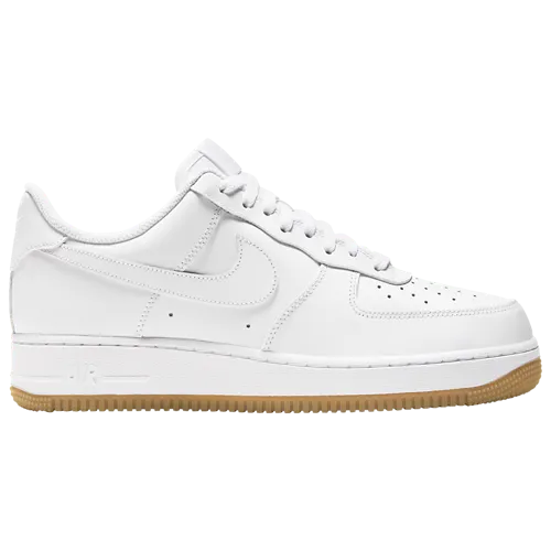 NIKE  AIR FORCE 1  SHOES WHITE/WHITE/GUM