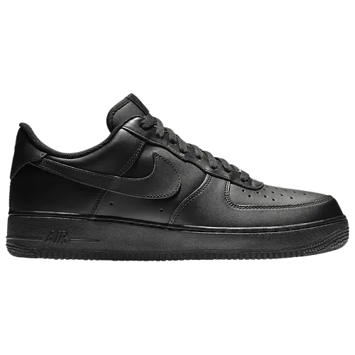 NIKE  AIR FORCE 1  SHOES BLACK