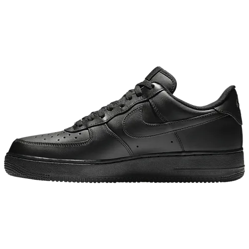 NIKE  AIR FORCE 1  SHOES BLACK