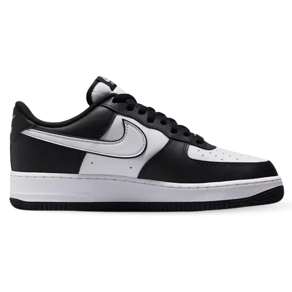NIKE  AIR FORCE 1  SHOES BLACK/WHITE