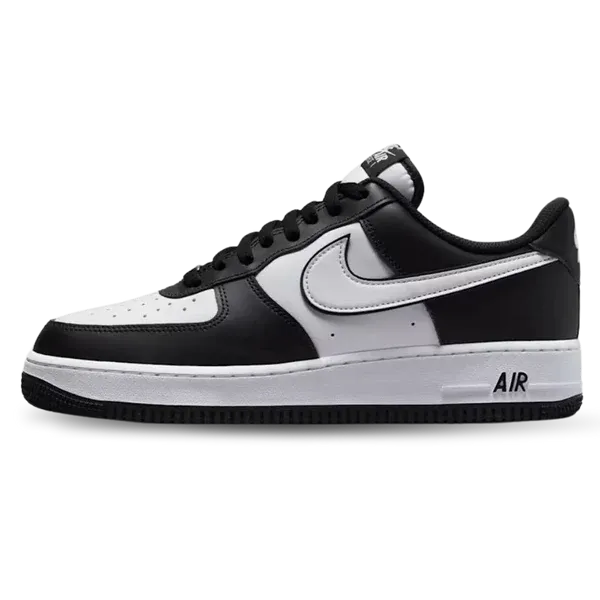 NIKE  AIR FORCE 1  SHOES BLACK/WHITE