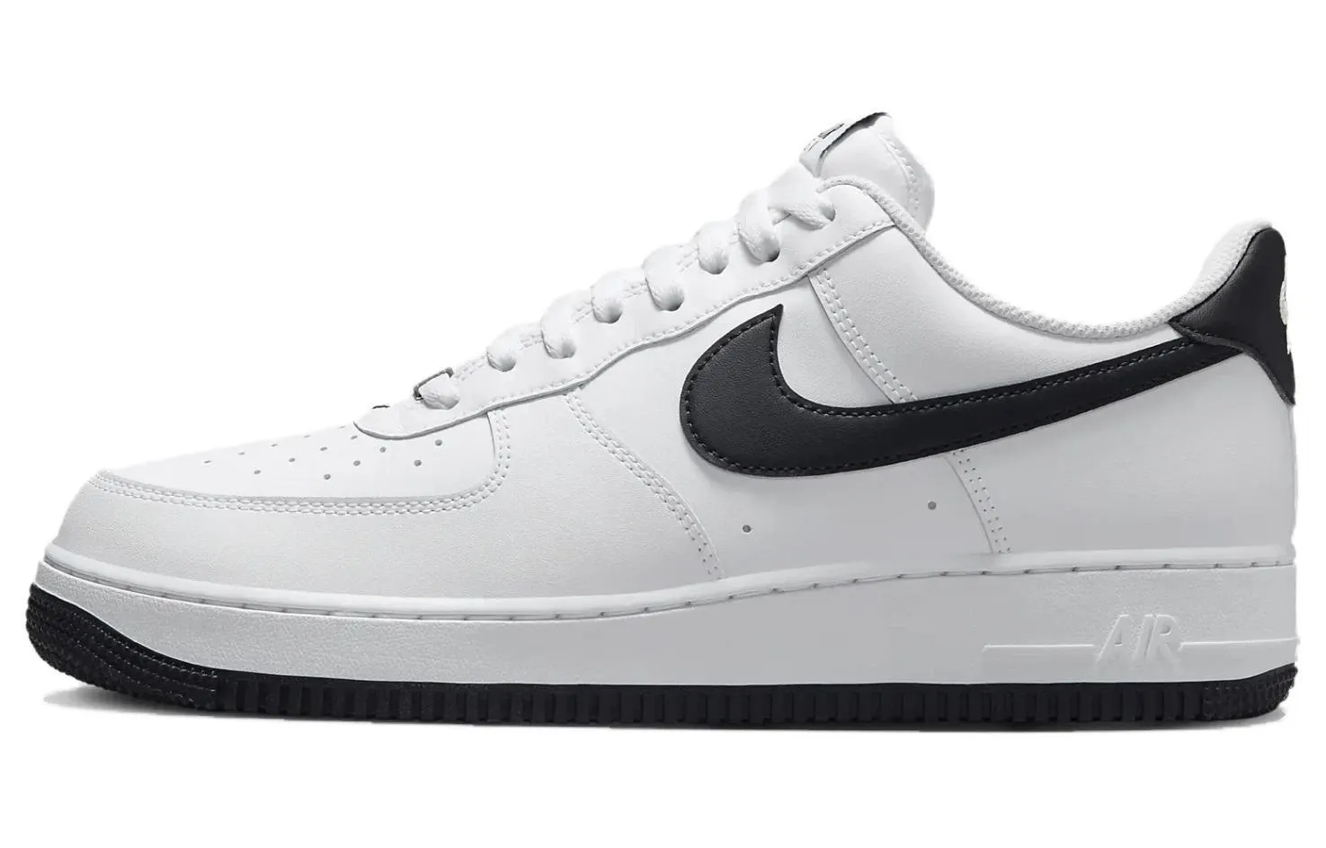 NIKE  AIR FORCE 1  SHOES WHITE/BLACK/BLACK