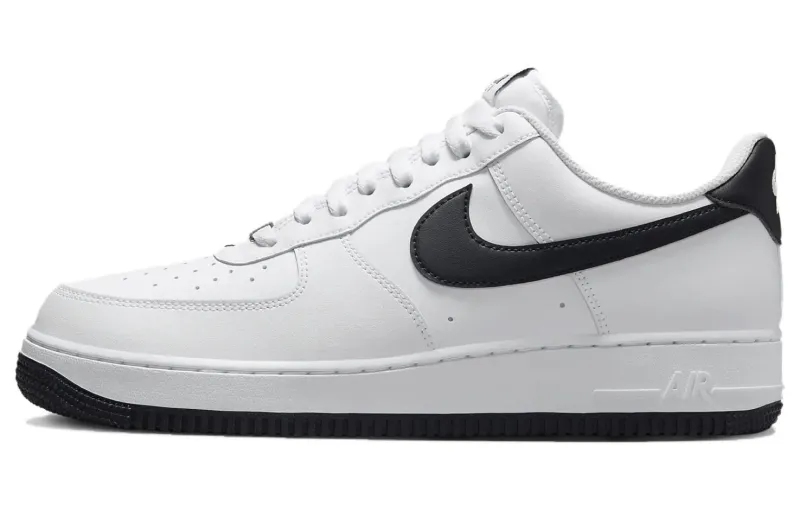 NIKE  AIR FORCE 1  SHOES WHITE/BLACK/BLACK