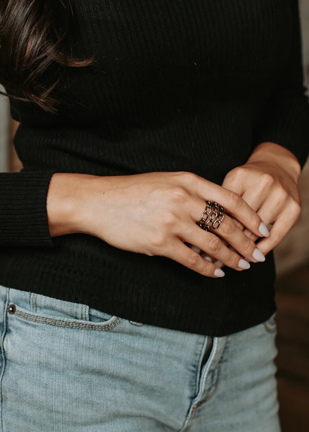 Ring Gold Chain