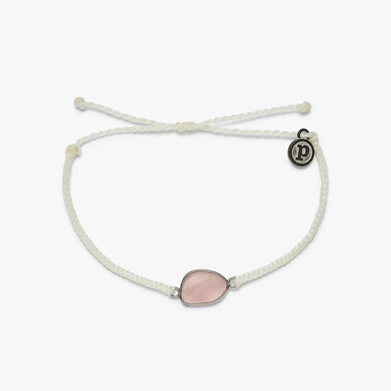 Quartz Charm Bracelet Silver