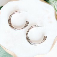 Twist Hoop Earrings