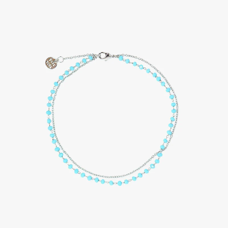 Bead Anklet  Lavender  10BRAK1098