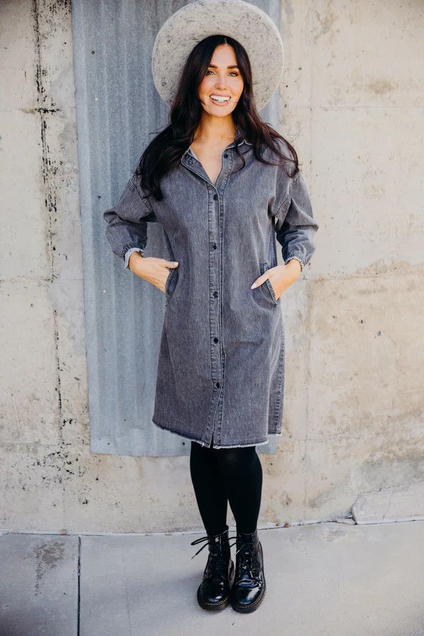 Nora Dress, Color: Faded Black, Size: Small