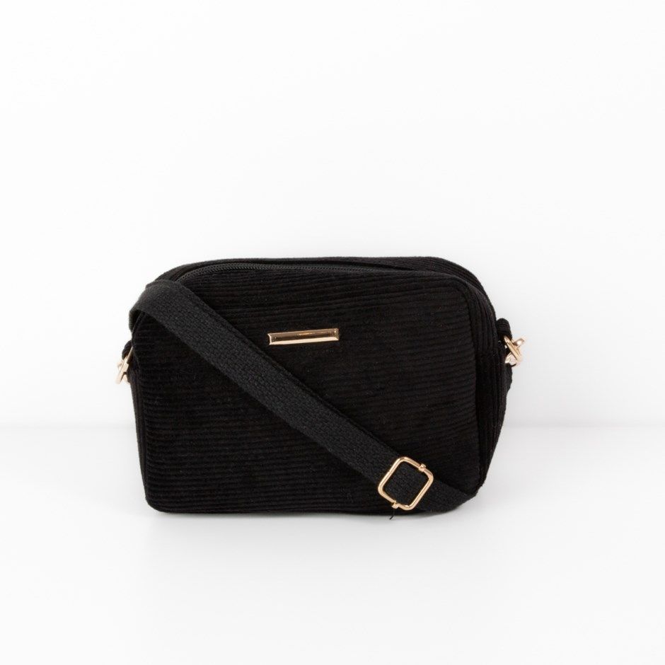 Xbody Bag Strap Zipper, Color: Black, Size: O/S