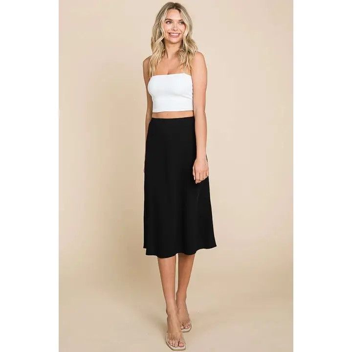 A Line Skirt, Color: Black, Size: Small