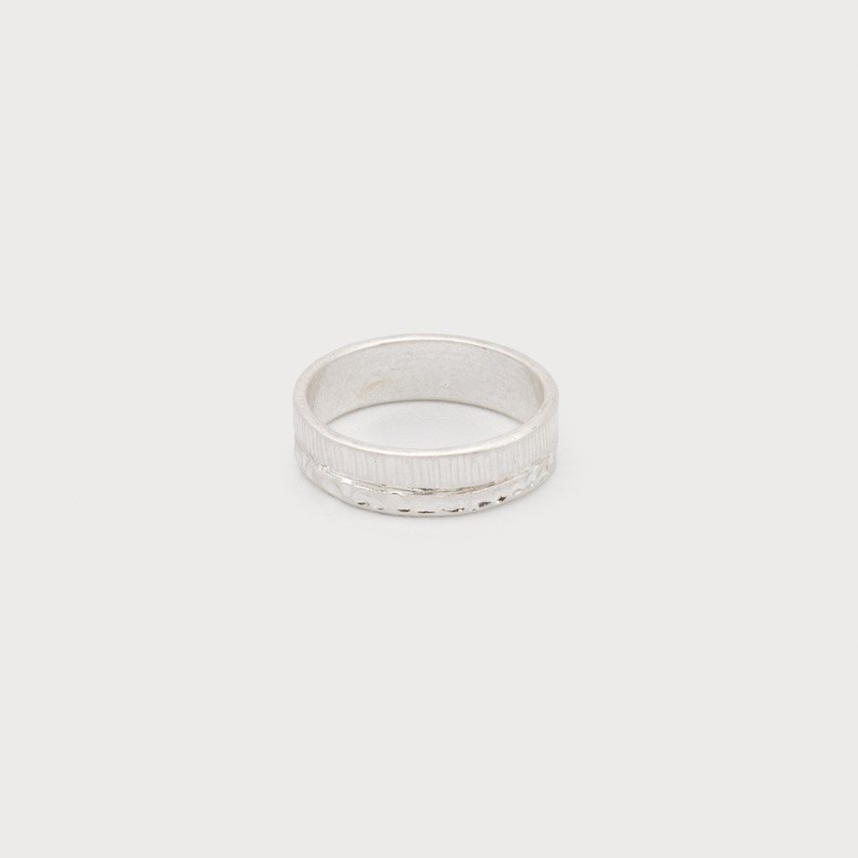 Double Like Ring, Color: Silver, Size: 6