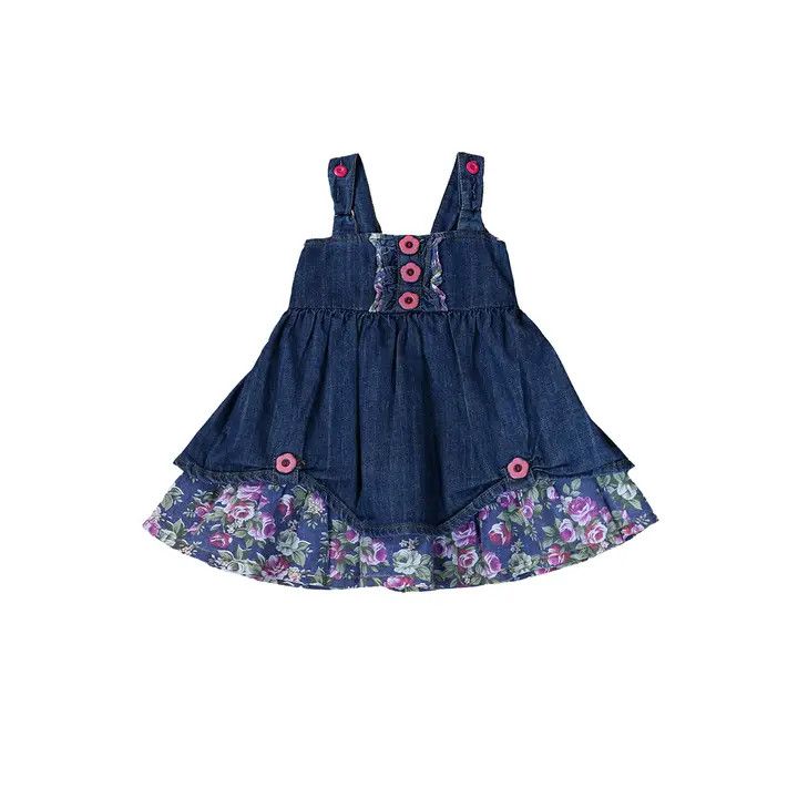 Denim Dress, Color: Denim, Size: 12 M