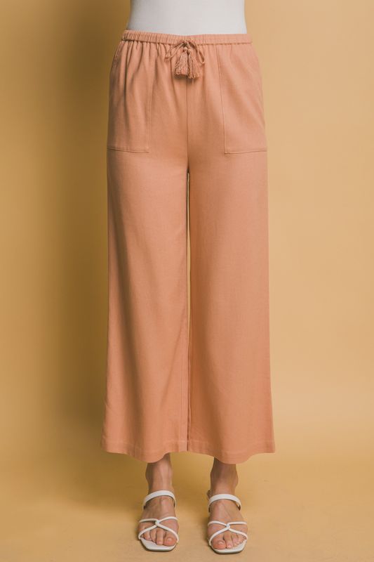 Linen Ankle Pants