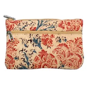 Coin Purse, Color: Pink Flowers, Size: O/S