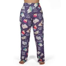 Book Worm Lounge Pant, Size: Medium, Color: Multi