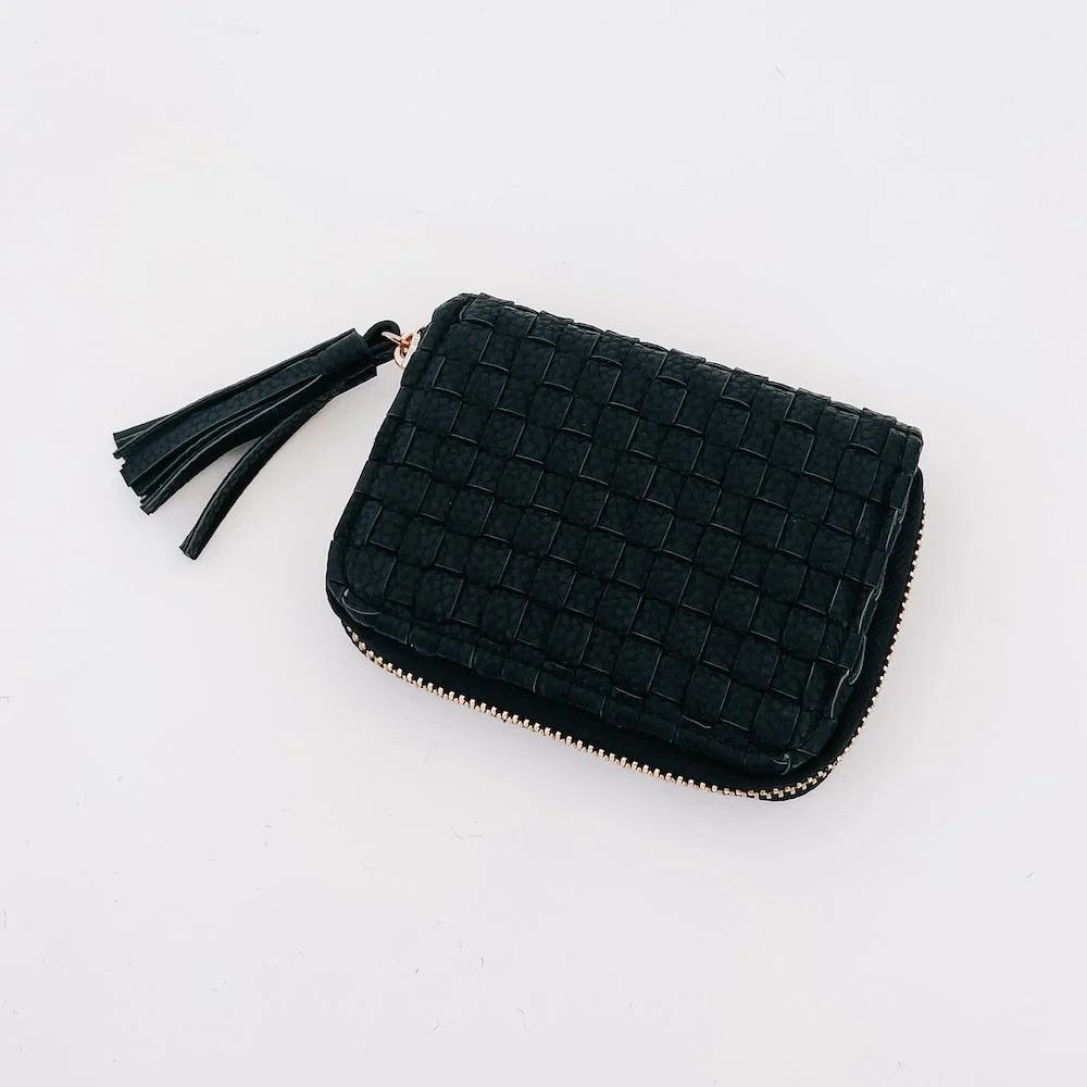 Wynona Woven Wallet, Size: OS, Color: Black