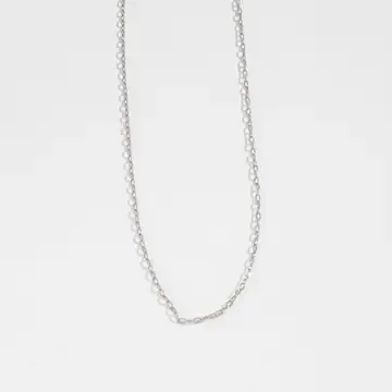 Layer 2mm Oval 2" Necklace