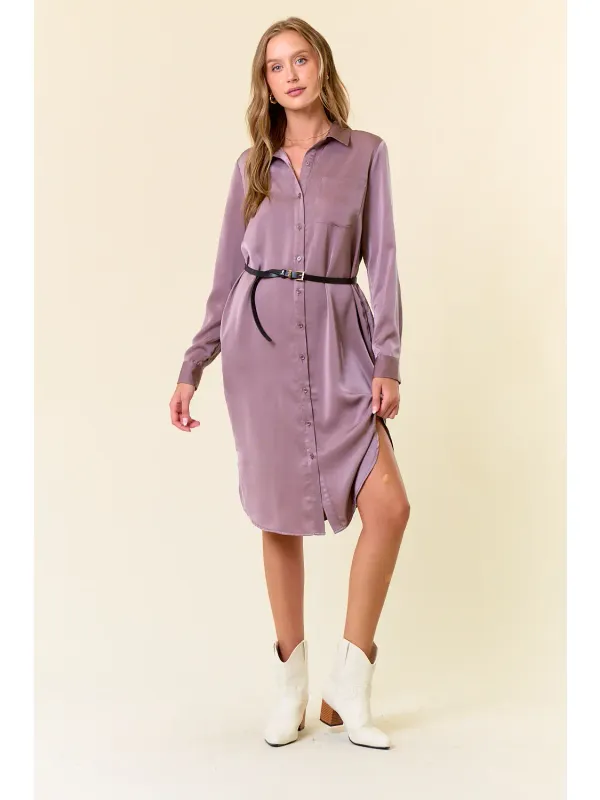 Satin Mini Dress