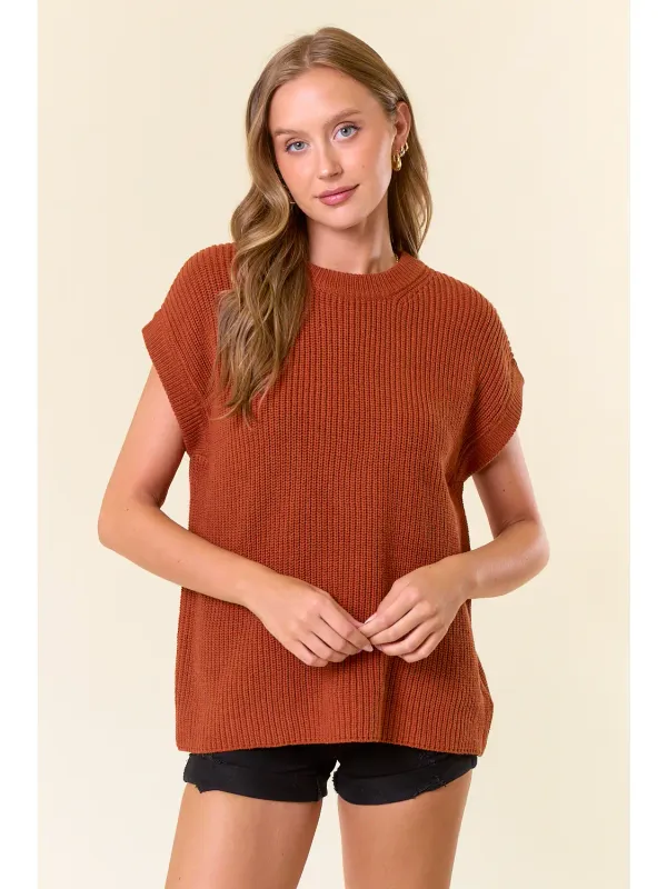 Ribbed Sweater Vest