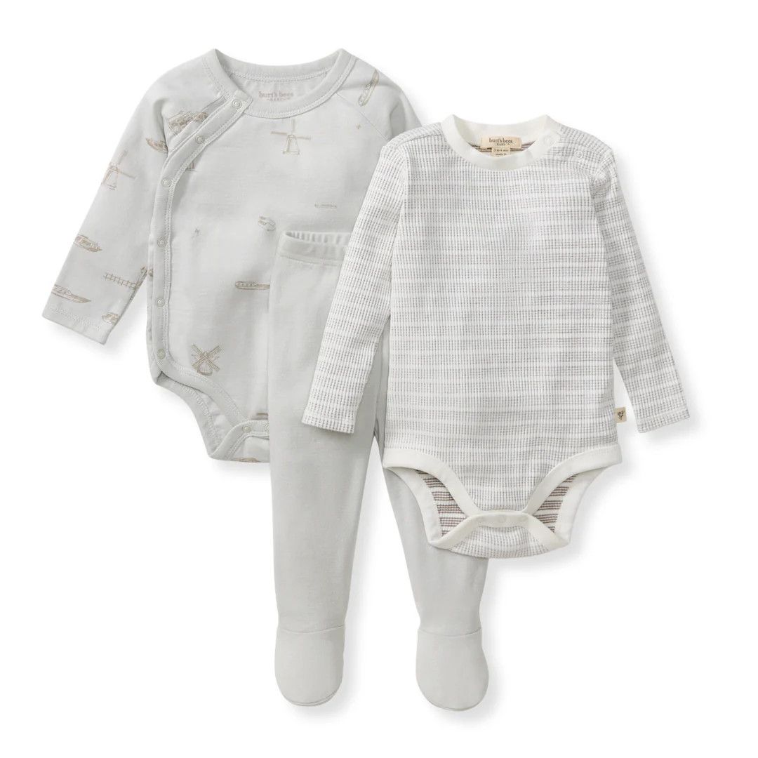 3 PC Bodysuit &amp; Pant Set, Size: 12 Mon, Color: Blue