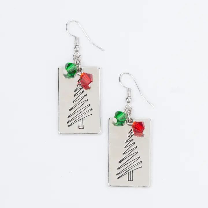 Xtree Drop Earrings, Color: Silver, Size: O/S