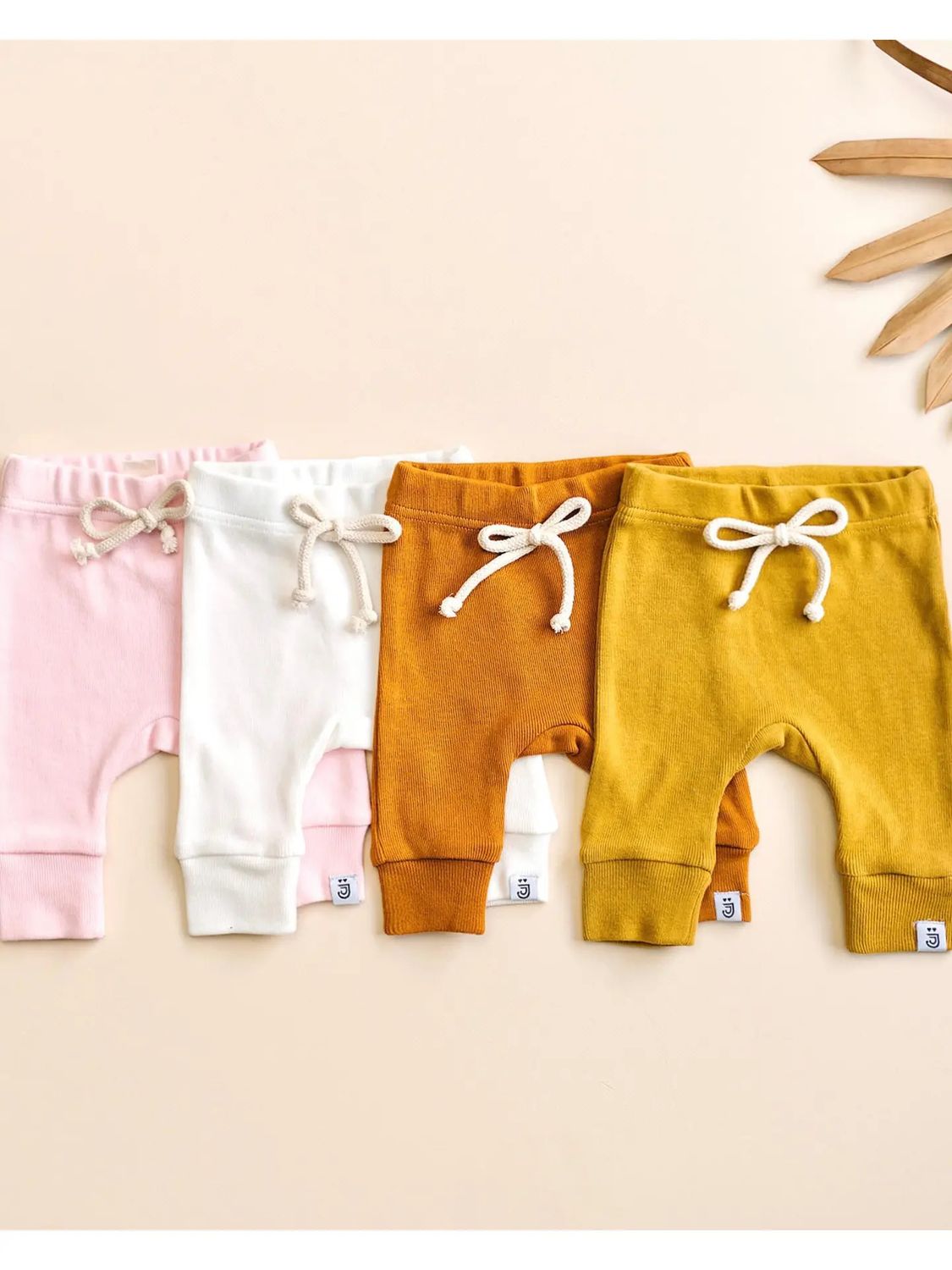 Organic Baby Joggers, Color: Cinnamon, Size: 12-18 M