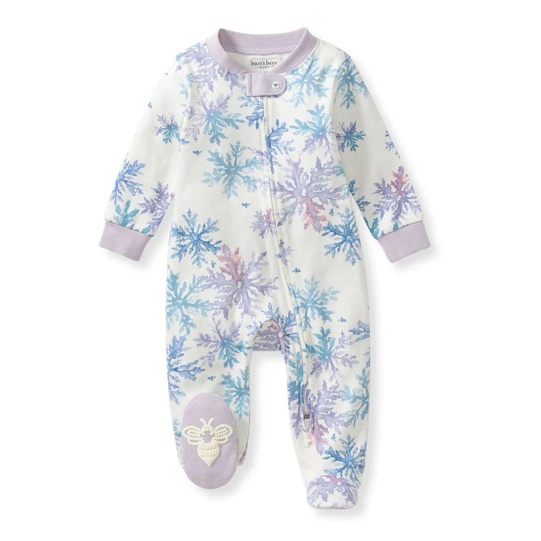 Snowflake Sleep &amp; Play, Color: Lilac, Size: 6-9M